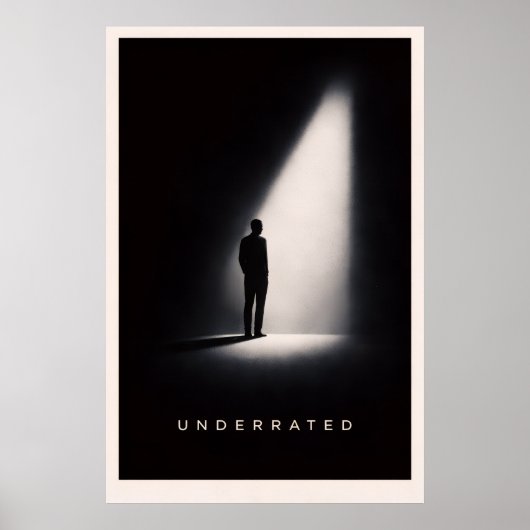 Underrated Minimalist Poster ポスター (正面)