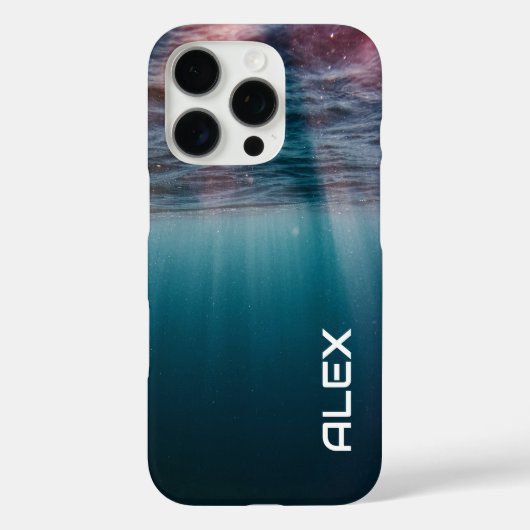 Undersea Light View -海深度テクスチャ Case-Mate iPhoneケース (裏面)