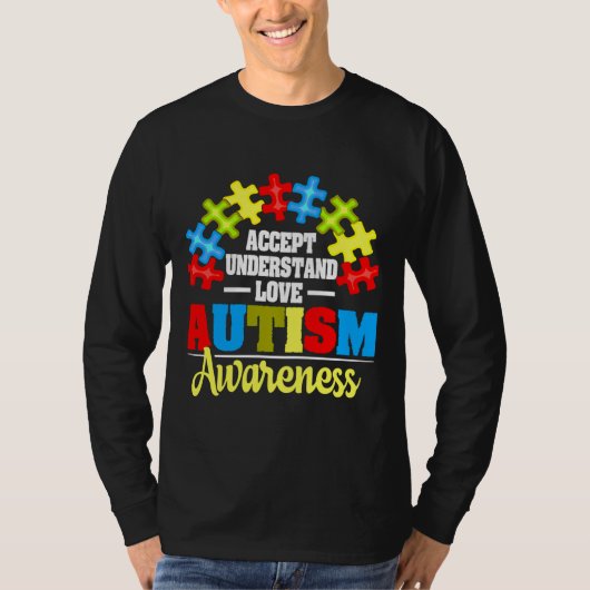 Understanding Love Autism Awareness Shirt Tシャツ (正面)