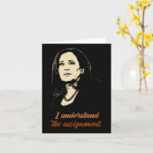 Understanding The Ignment - Kamala Harris 2024 Ele カード (黄色い花)