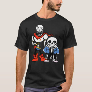 Undertale - Sans and Papyrus Tシャツ