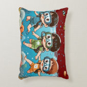 Underwater Adventure with Friends アクセントクッション (正面(垂直))