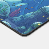 Underwater Alien City デスクマット (コーナー)