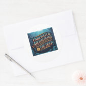 underwater archaeology ラウンドシール (封筒)