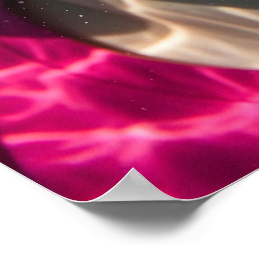 Underwater Autistic Girl Sensory Journey Awareness ポスター (角)