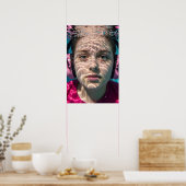 Underwater Autistic Girl Sensory Journey Awareness ポスター (キッチン)