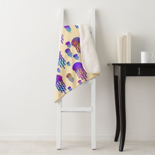 Underwater Dancing Rainbows Silk シェルパブランケット (インサイチュ)