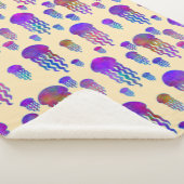 Underwater Dancing Rainbows Silk シェルパブランケット (3/4)