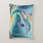 Underwater Dolphin アクセントクッション (裏面(縦))