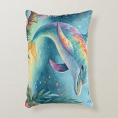 Underwater Dolphin アクセントクッション (正面(垂直))