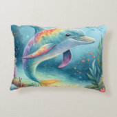 Underwater Dolphin アクセントクッション (裏面)