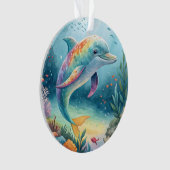 Underwater Dolphin オーナメント (正面)