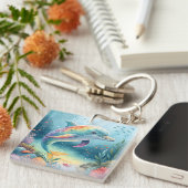 Underwater Dolphin キーホルダー (正面右)