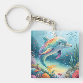 Underwater Dolphin キーホルダー