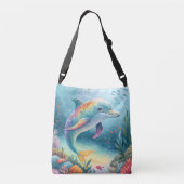 Underwater Dolphin クロスボディバッグ (裏面)