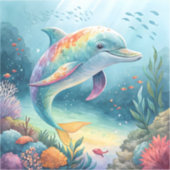 Underwater Dolphin シール (正面)