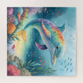 Underwater Dolphin ジグソーパズル (横)
