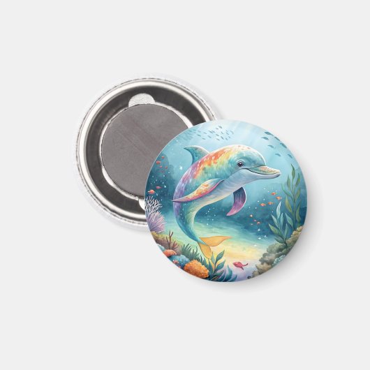 Underwater Dolphin マグネット (正面/裏面)