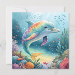 Underwater Dolphin 招待状