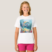Underwater Dolphin Tシャツ (正面フル)