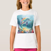 Underwater Dolphin Tシャツ (正面)