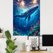 Underwater Ecosystem ポスター (ホームオフィス)