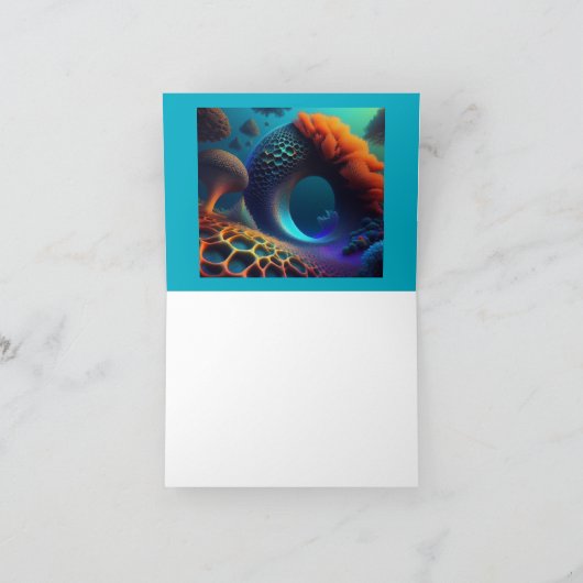 Underwater Fractal Landscape 招待状 (内部)