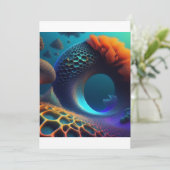 Underwater Fractal Landscape 招待状 (スタンド正面)