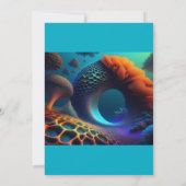 Underwater Fractal Landscape 招待状 (裏面)