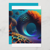 Underwater Fractal Landscape 招待状 (正面/裏面)