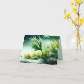 Underwater Majesty カード (黄色い花)