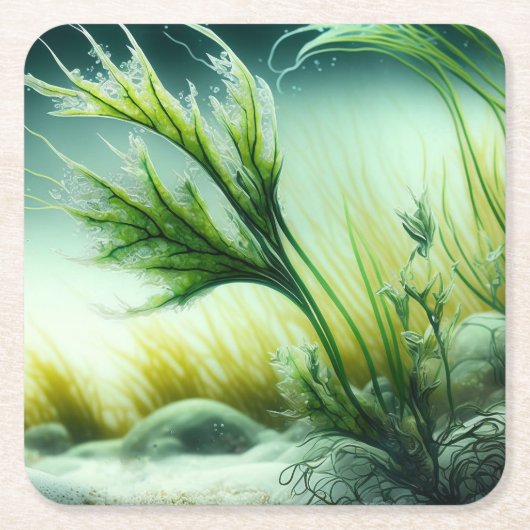 Underwater Majesty スクエアペーパーコースター (正面)
