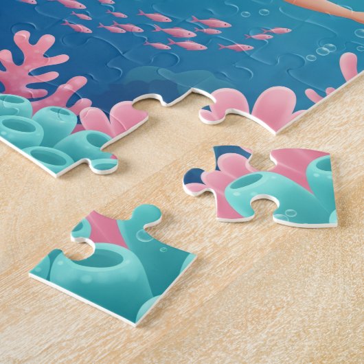Underwater Mermaid Puzzle ジグソーパズル (側面)