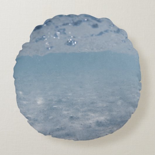 Underwater Ocean Sparkles 1 ラウンドクッション (正面)