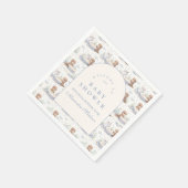 Underwater Sea Creatures Baby Shower スタンダードカクテルナプキン (角)