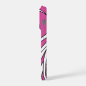 Underwater seaweed in pink  iPhoneケース (左側面)