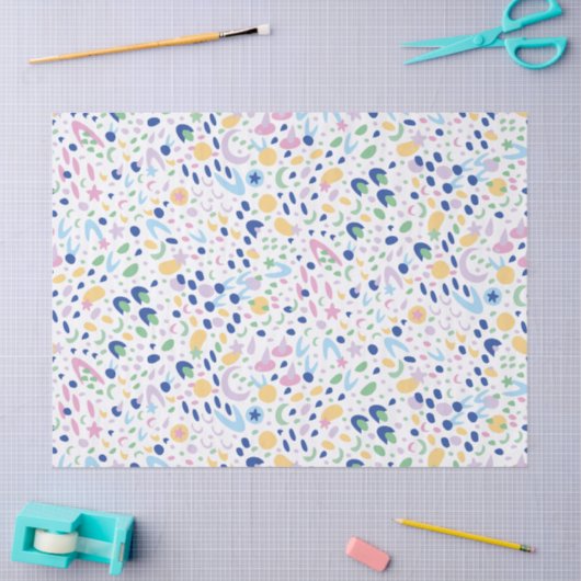 Underwater space. 薄葉紙 (クラフト)