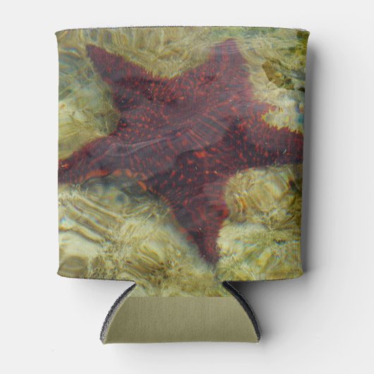 Underwater Starfish in the Bahamas 缶クーラー (正面)