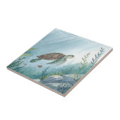 Underwater world with turtle タイル (側面)