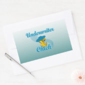 Underwriter Chick #3.png 長方形シール (封筒)