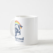 Undiagnosed But Everyone's Pretty Sure Funny Racco コーヒーマグカップ (正面左)