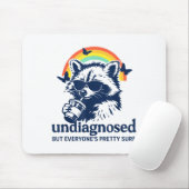 Undiagnosed But Everyone's Pretty Sure Funny Racco マウスパッド (マウス)