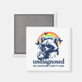 Undiagnosed But Everyone's Pretty Sure Funny Racco マグネット (正面/裏面)