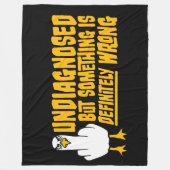 Undiagnosed But Something Definitely Wrong Seagull フリースブランケット (正面)