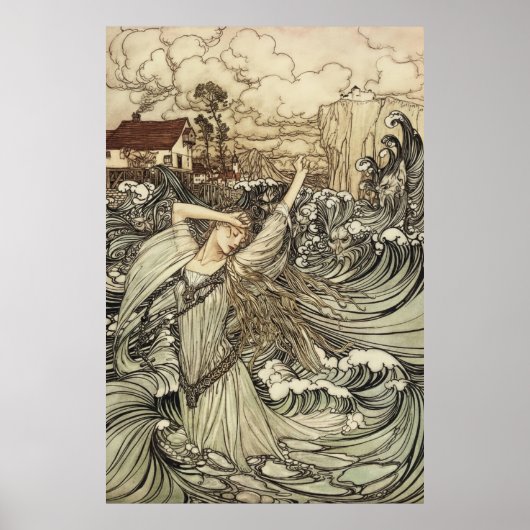 Undine by Arthur Rackham ポスター (正面)