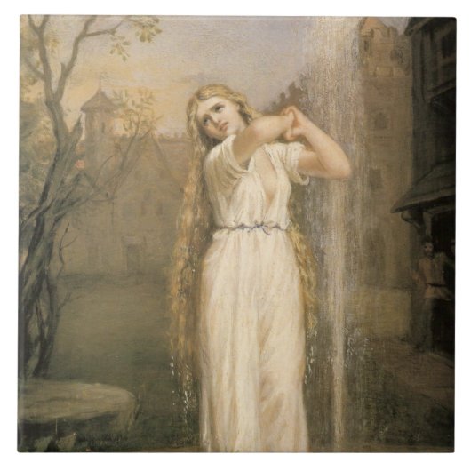 Undine (by John William Waterhouse) タイル (正面)