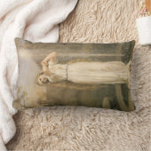 Undine (by John William Waterhouse) ランバークッション (ブランケット)