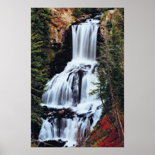 Undine Falls, Yellowstone ポスター (正面)