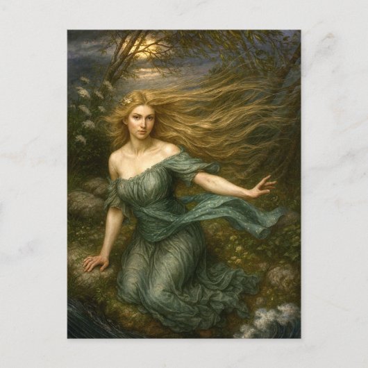 Undine In Moonlight ポストカード (正面)