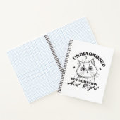 Undlagnosed but somethin aint right funny cat ノートブック (内部)